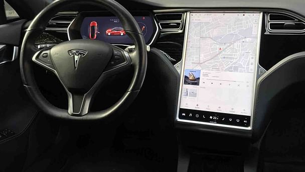 Tesla Model S med Vinterdekk