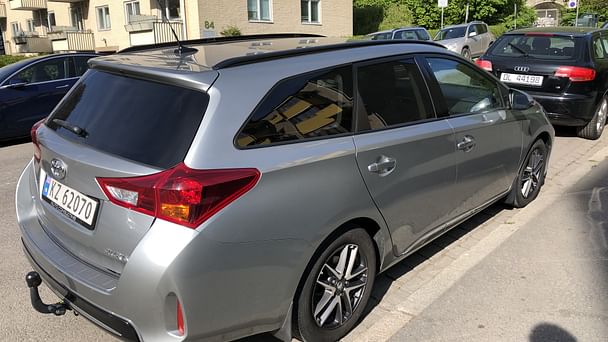 Toyota Auris Break med Sykkelstativ