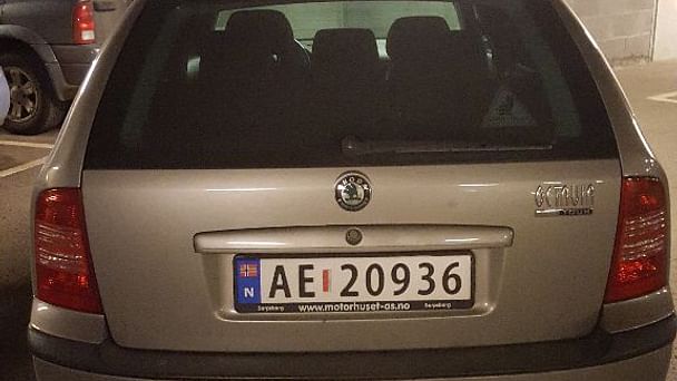 Skoda Octavia Combi med Sykkelstativ