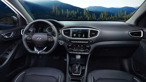 Hyundai Ioniq med GPS