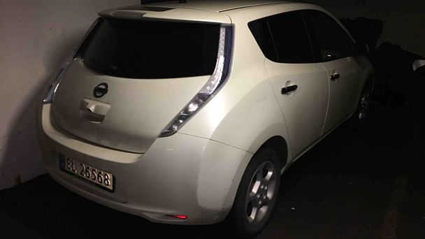 Nissan Leaf med GPS