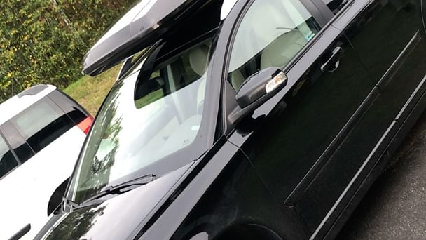 Volvo V50 med Skistativ