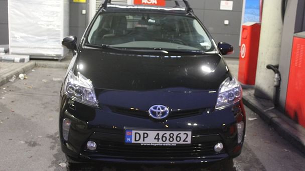 Toyota Prius med GPS