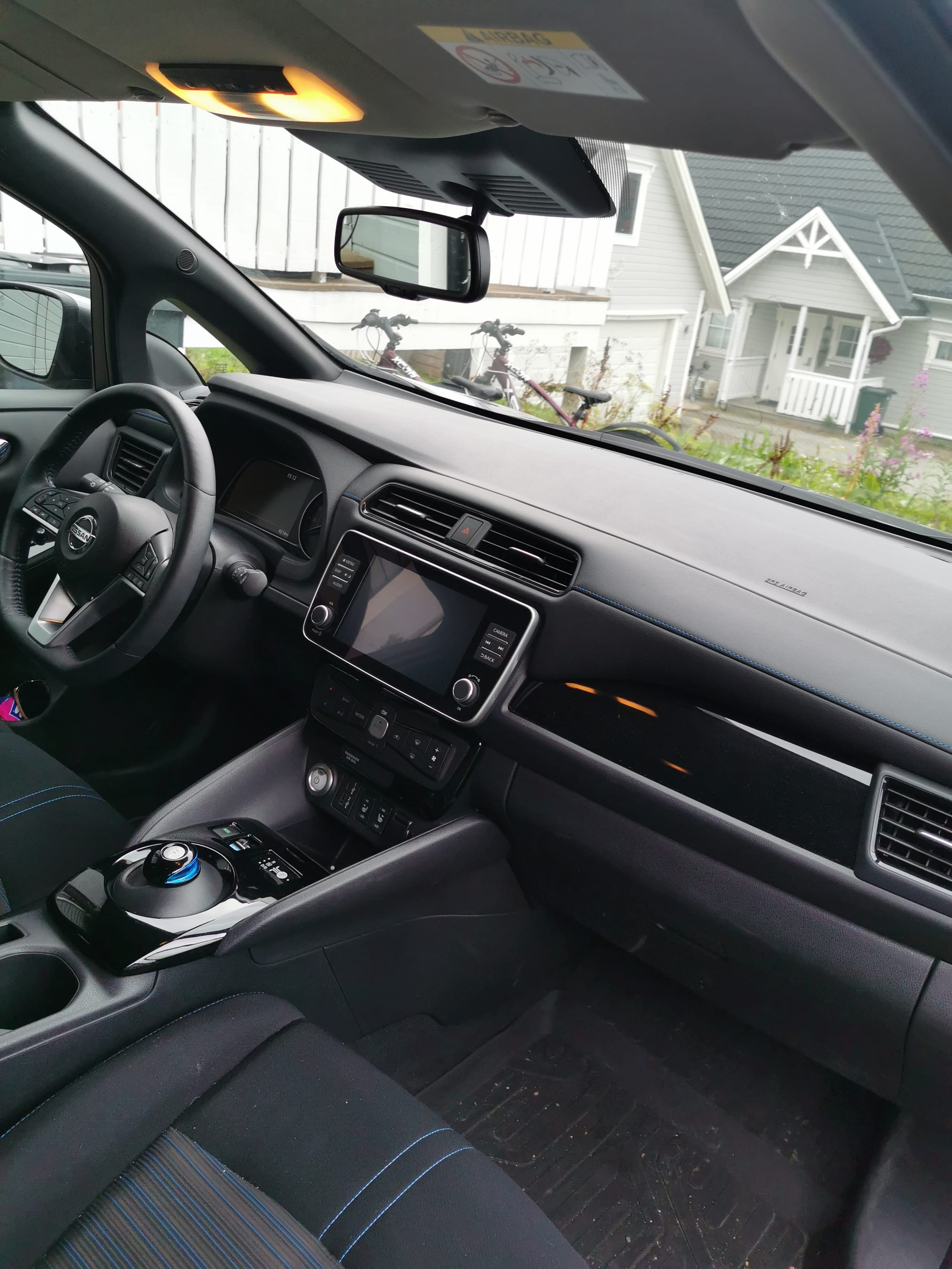 Nissan Leaf with GPS