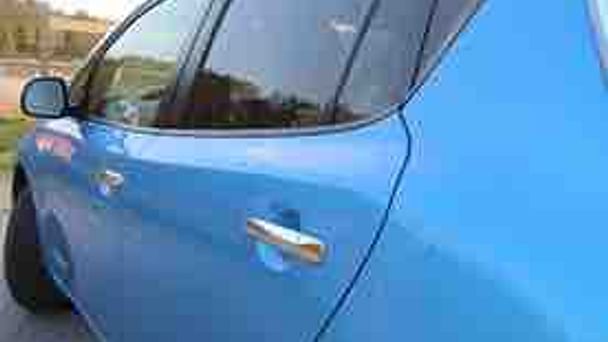 Nissan Leaf med Vinterdekk