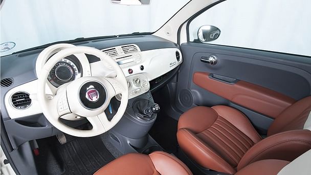 Fiat 500 med Vinterdekk