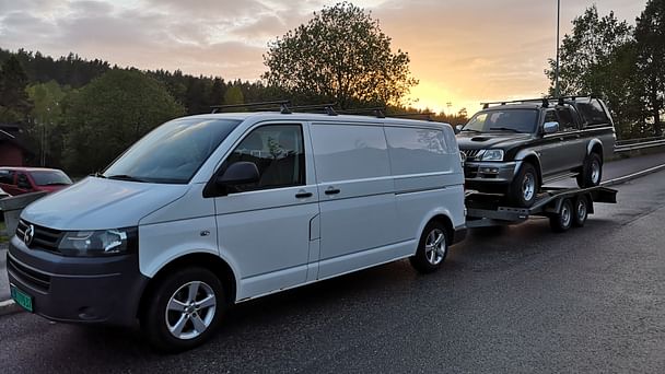 Volkswagen Transporter med Vinterdekk
