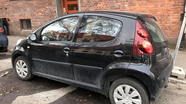 Peugeot 107 med Vinterdekk