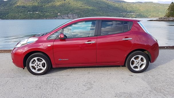Nissan Leaf med Vinterdekk