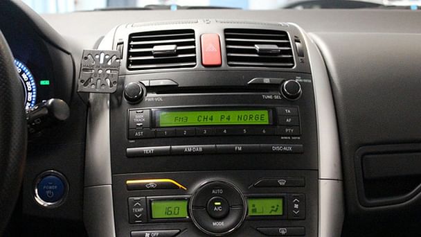 Toyota Auris med Skistativ