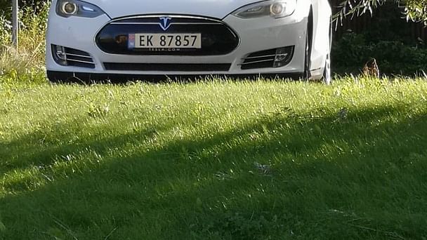 Tesla Model S med GPS