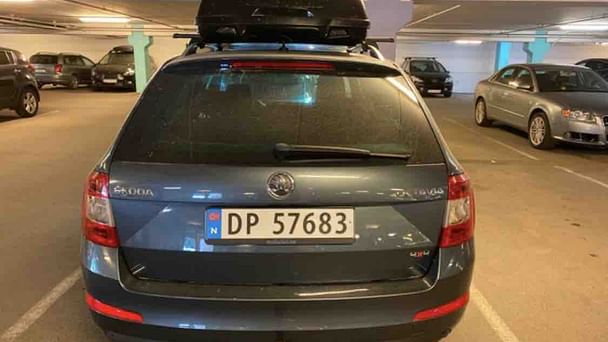Skoda Octavia Combi med Vinterdekk