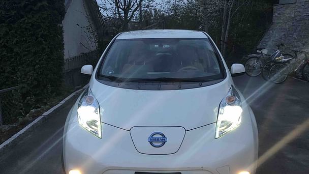 Nissan Leaf med Vinterdekk