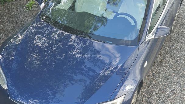 Tesla Model S med Vinterdekk