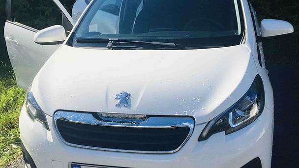 Peugeot 108 med Vinterdekk