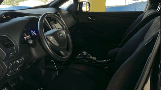 Nissan Leaf med GPS