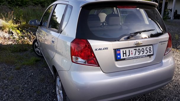 Chevrolet Kalos med Vinterdekk