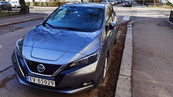 Nissan Leaf med GPS