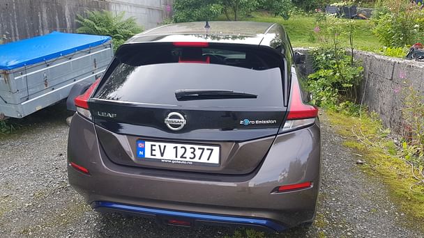 Nissan Leaf med GPS