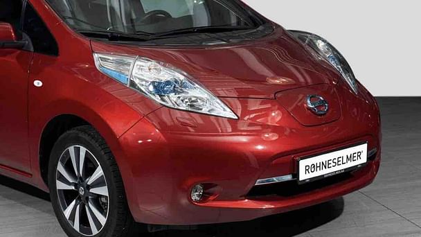 Nissan Leaf med Vinterdekk