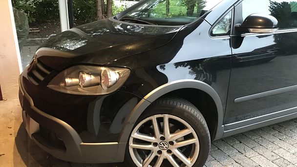 Volkswagen Golf Plus med Skistativ