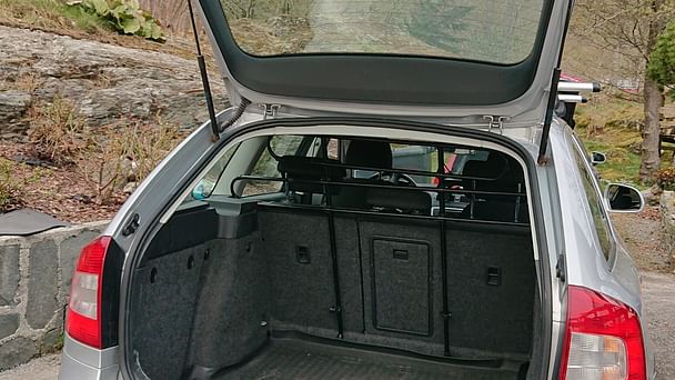 Skoda Octavia Combi med Skistativ