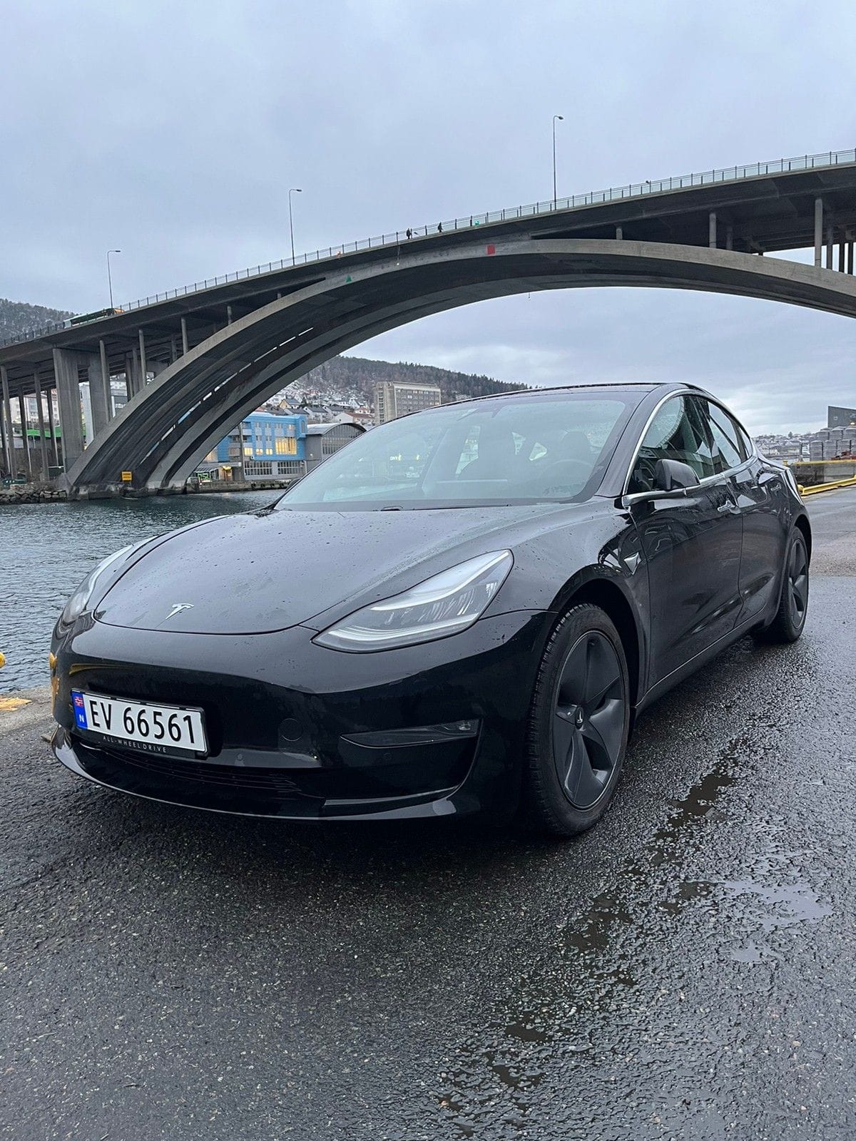 Tesla Model 3 Long Range med Cruisekontroll
