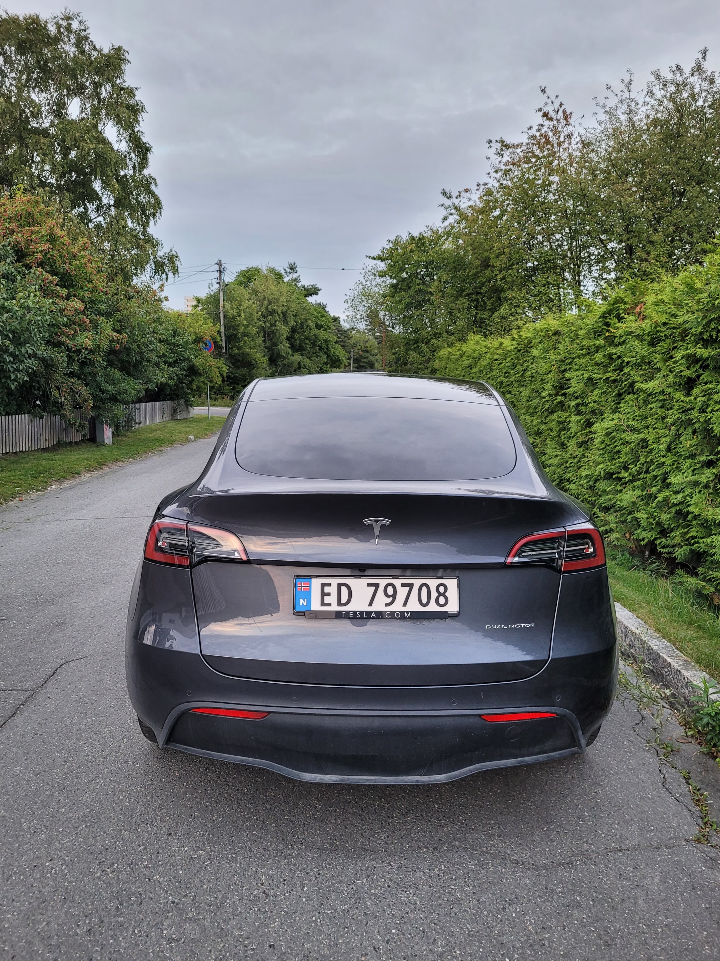 Tesla Model Y with Dashcam