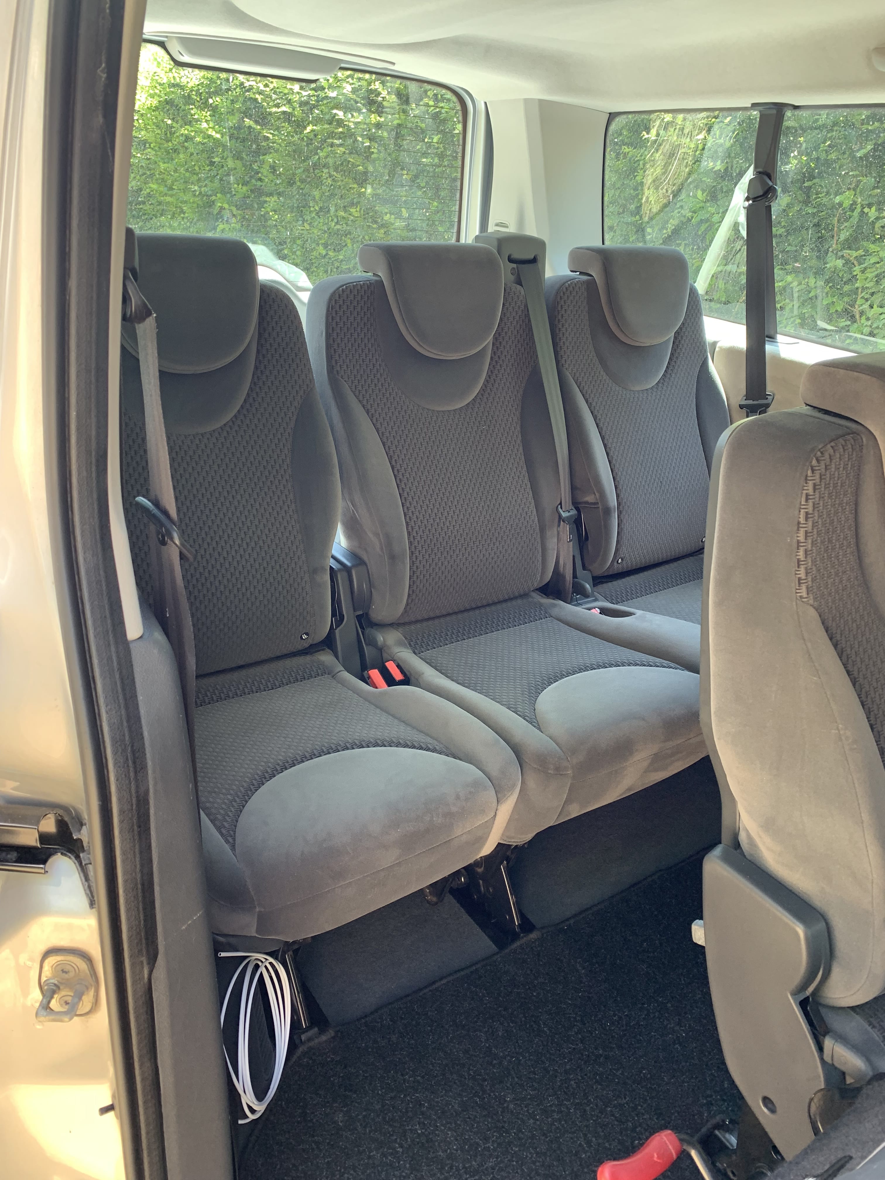 Fiat Scudo Panorama mit Kindersitz