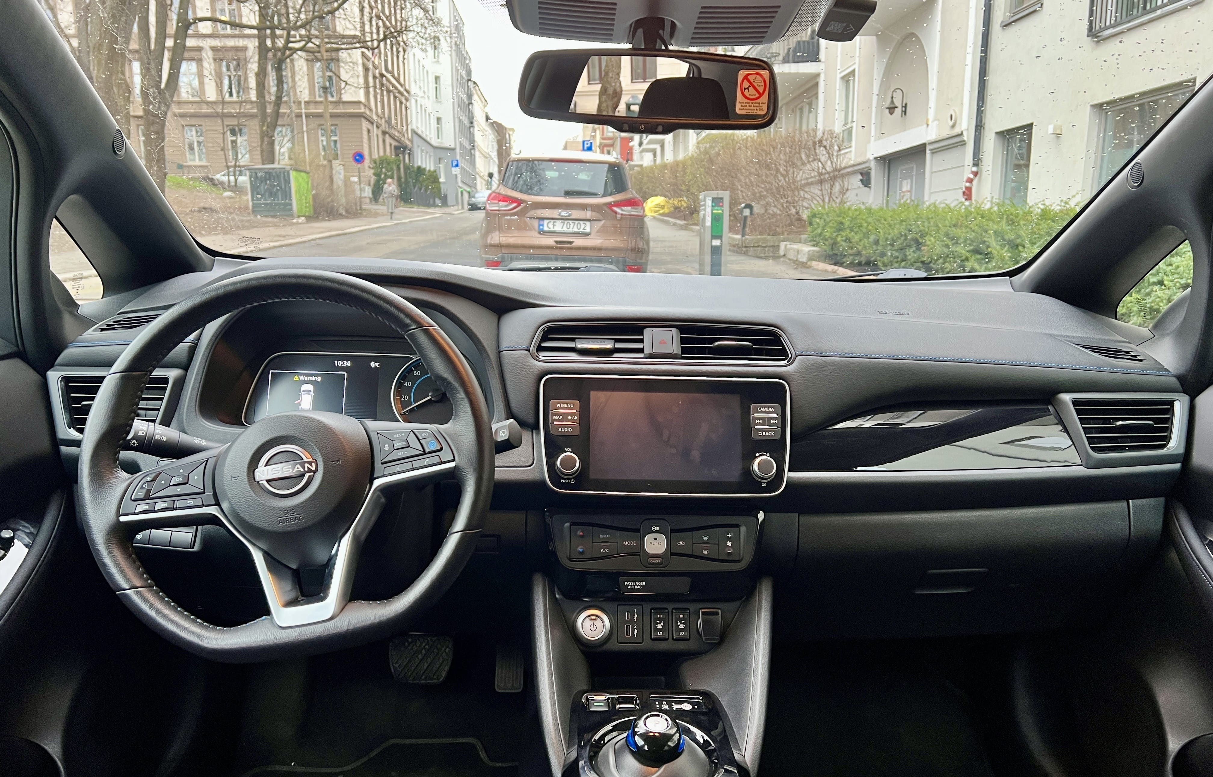 Nissan Leaf with GPS