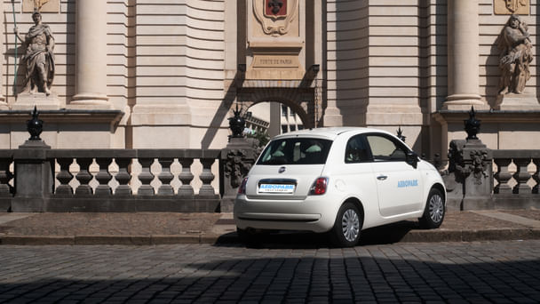 Fiat 500 avec Accessible fauteuil roulant