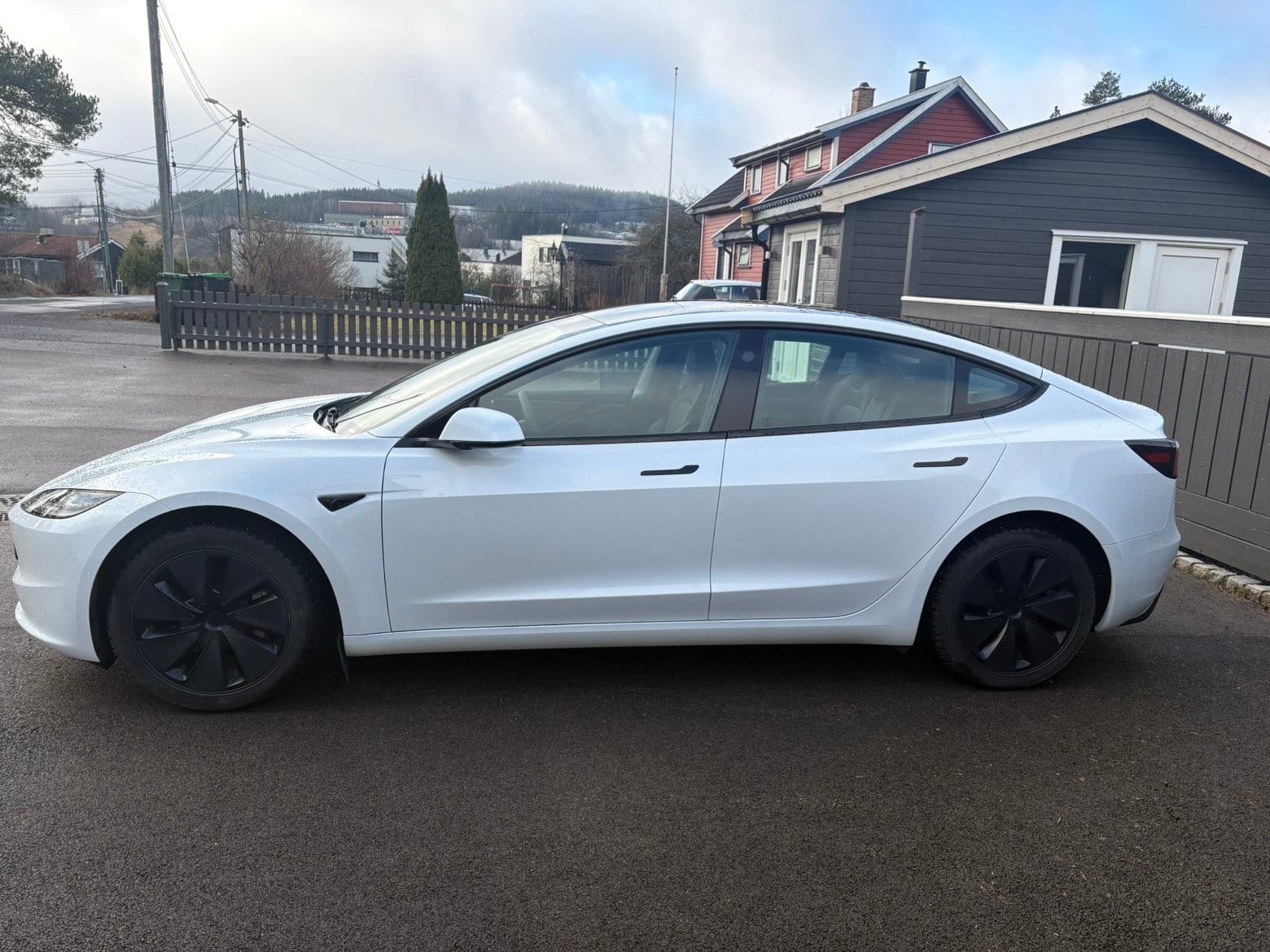 Tesla Model 3 med Aircondition