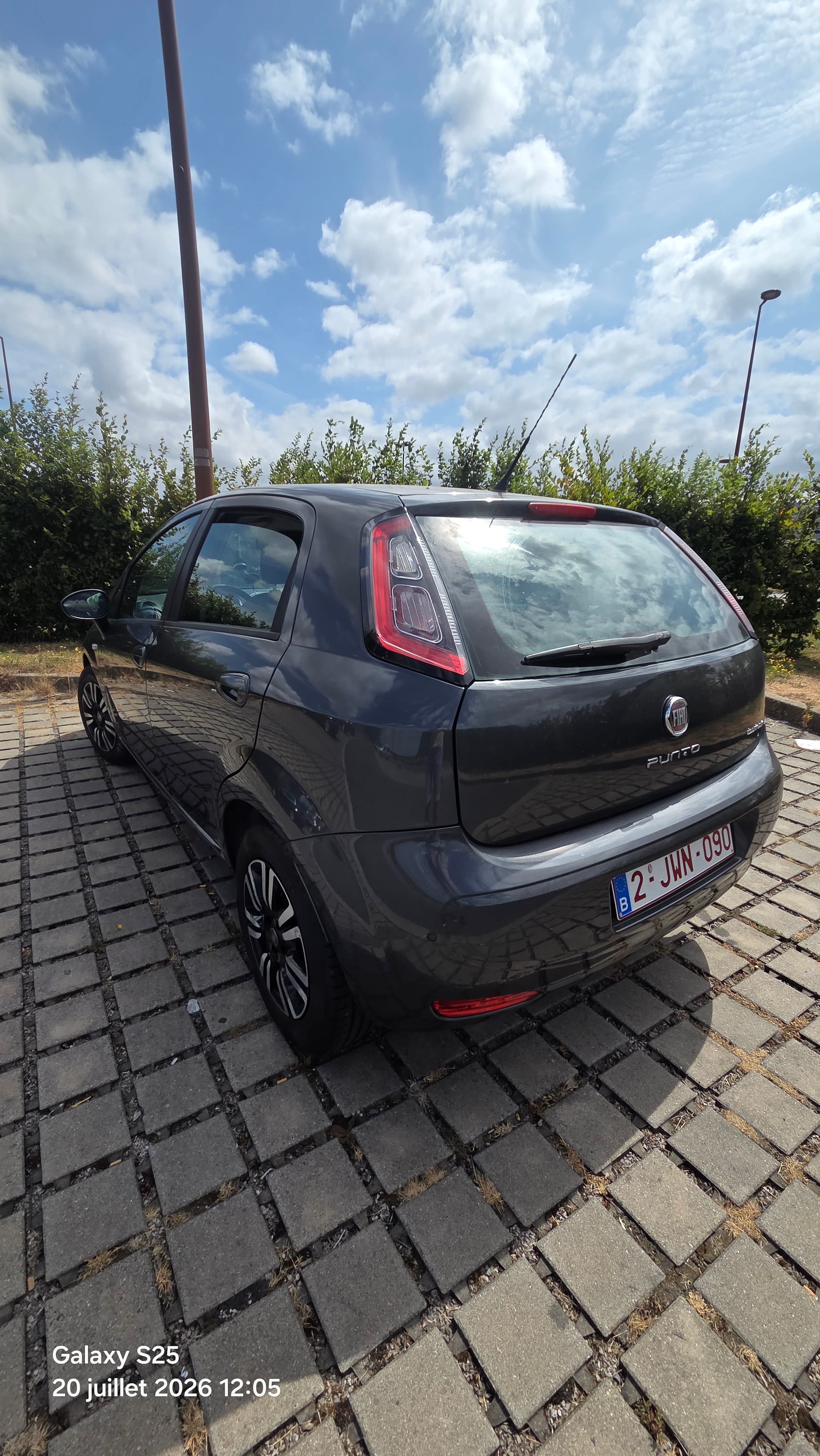 Fiat Punto avec Caméra de recul