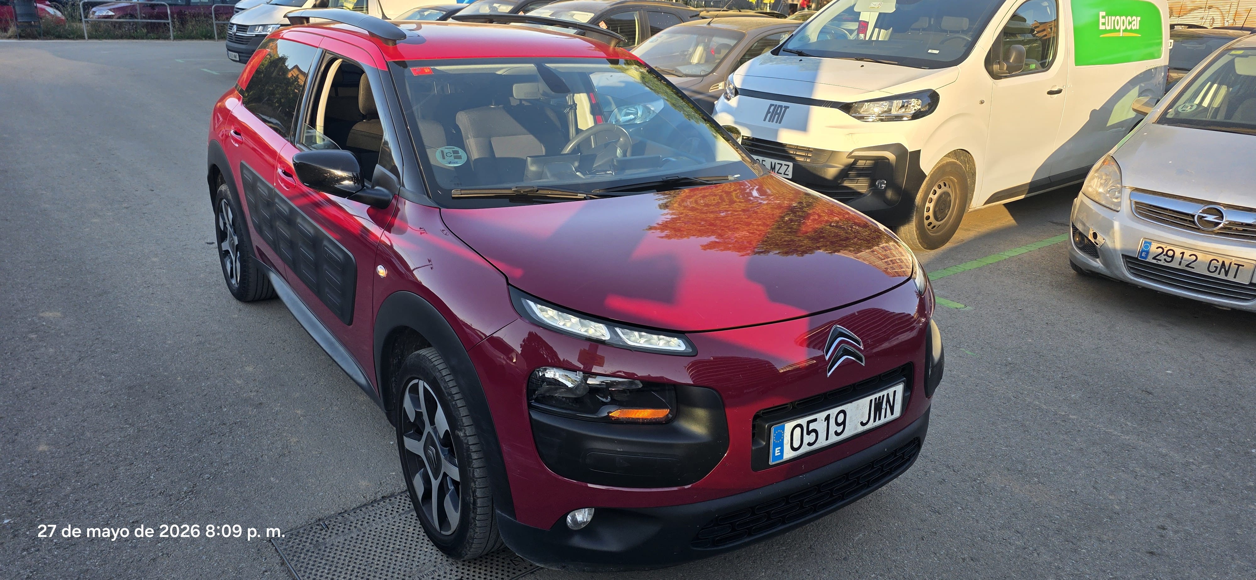 Citroen C4 Cactus met Autostoel baby