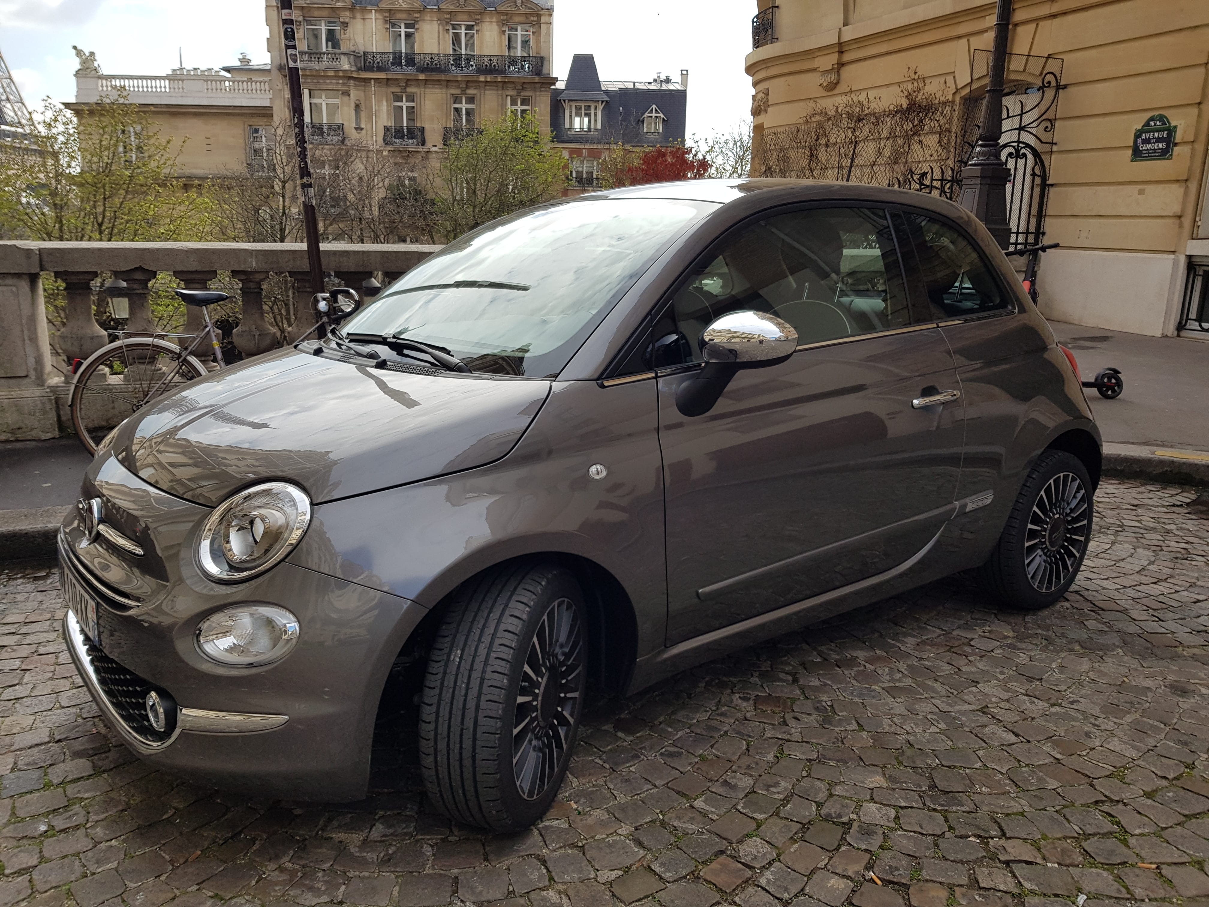 Fiat 500 Anthracite Chrome, 2019, Essence 98