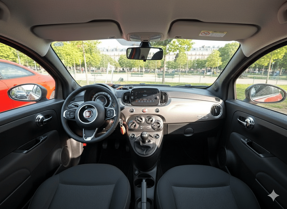 Fiat 500 Hybride avec Entrée audio / iPod