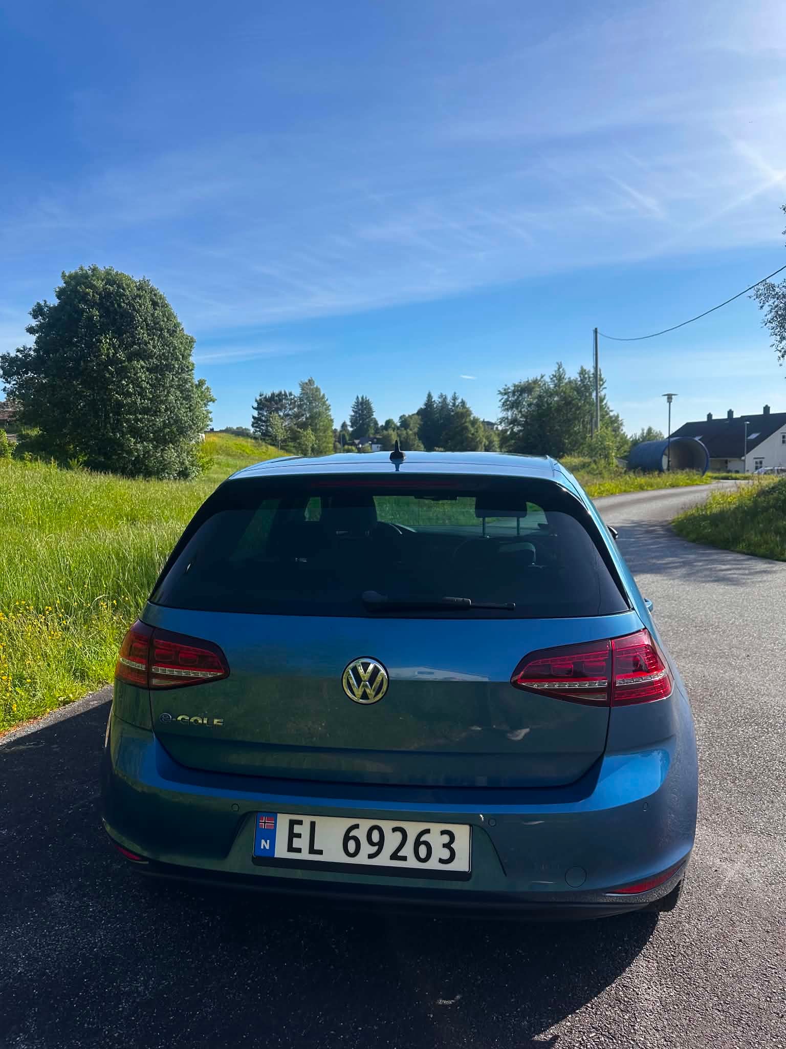 Volkswagen e-Golf med Ryggekamera