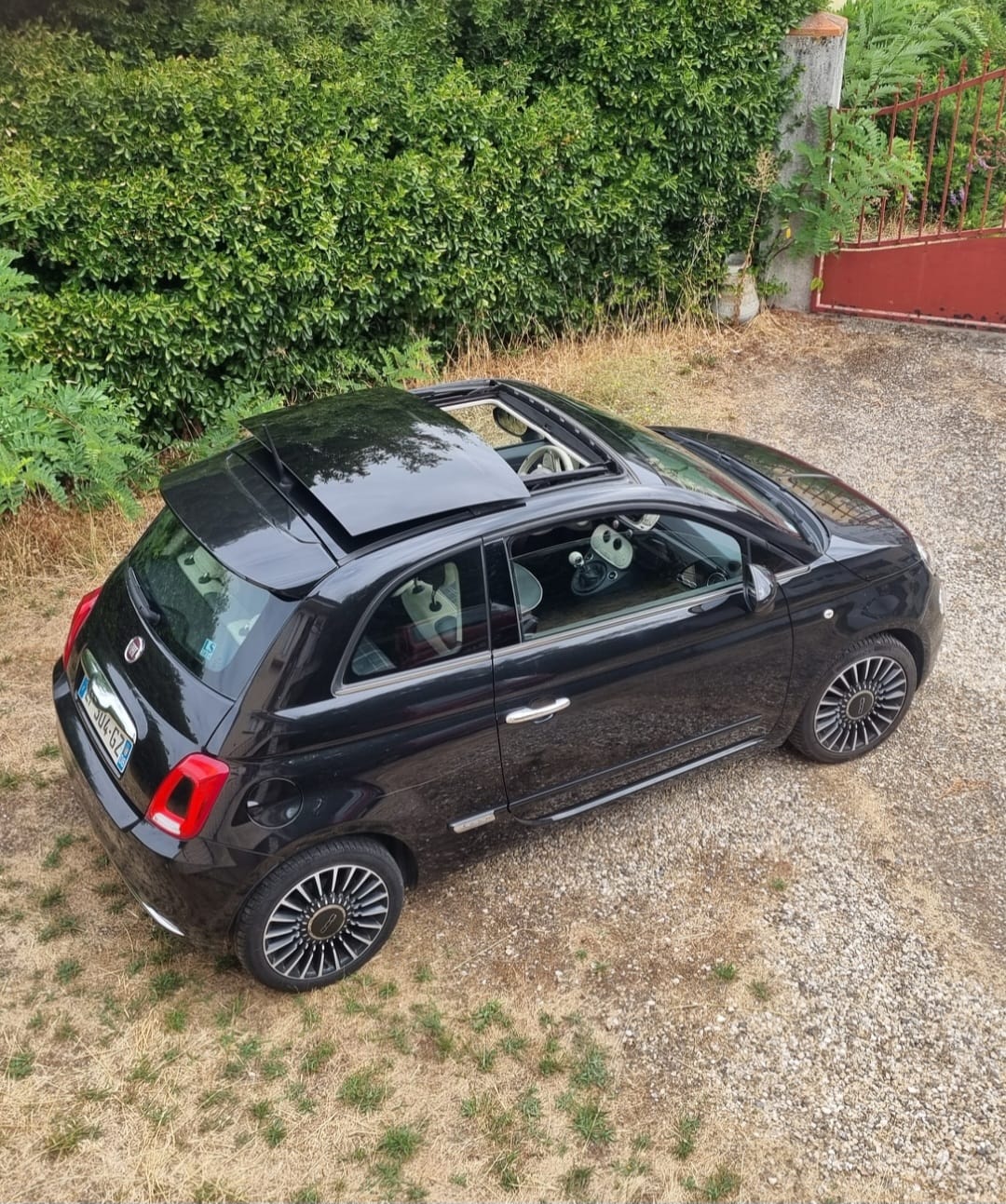 Fiat 500 TOIT OUVRANT, Clim auto, Bluetooh tactile, USB, régulateur, radar de recul, super 95 avec Port USB