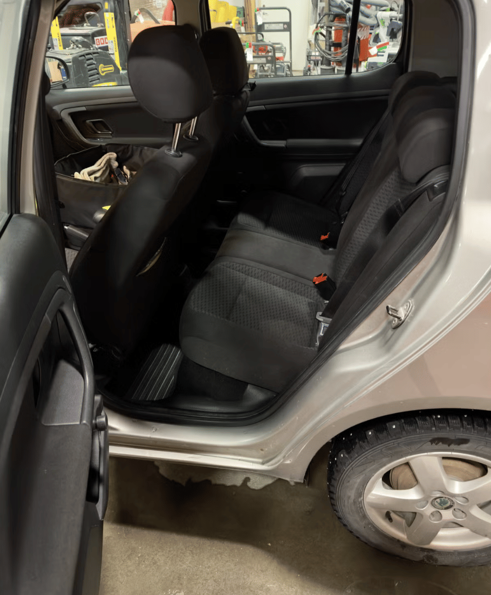 Skoda Fabia with Snow tires