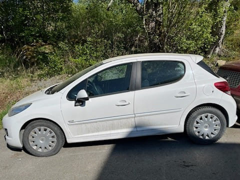 Peugeot 207 med Vinterdekk