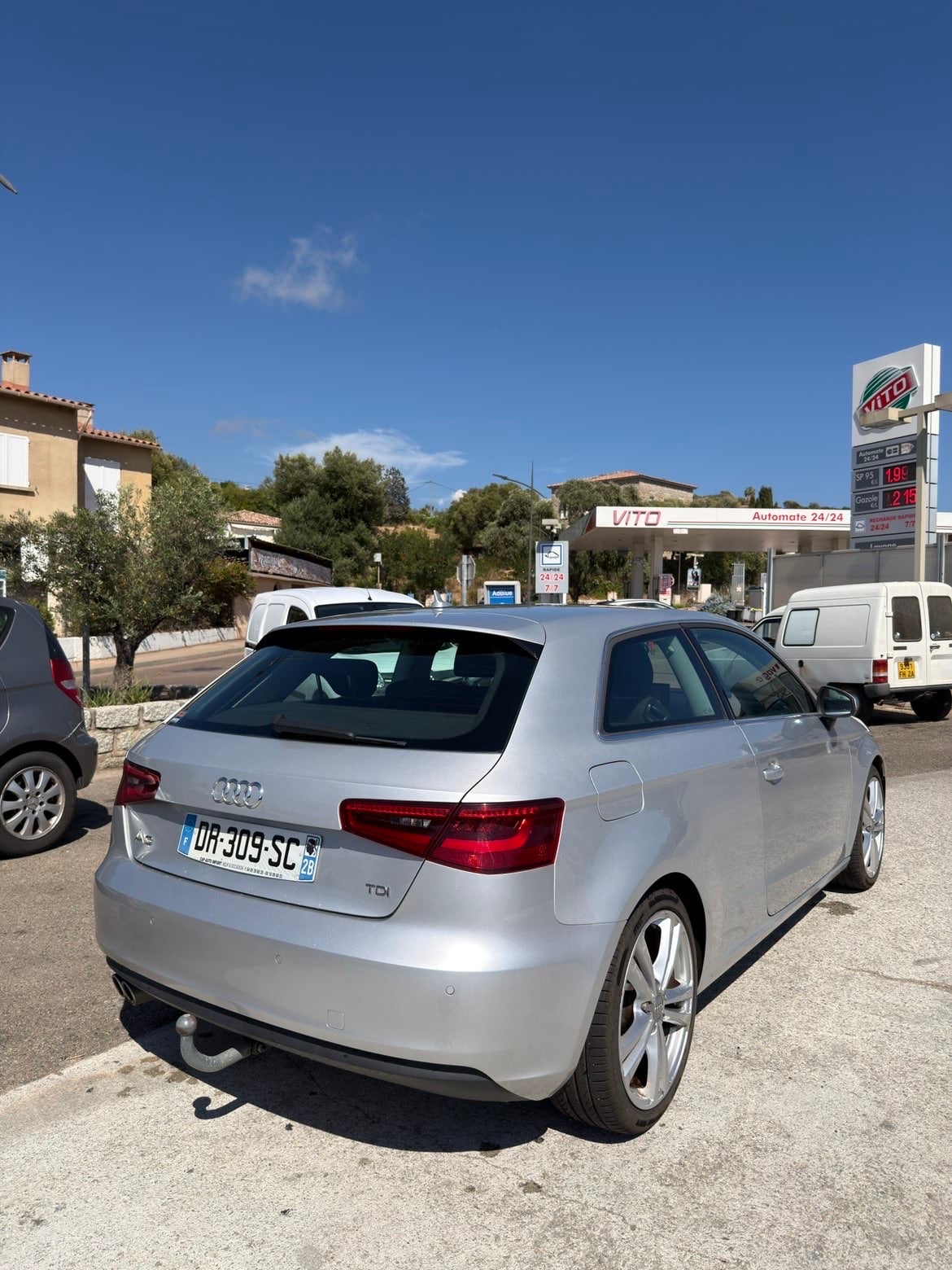 Audi A3 mit Navigationsgerät
