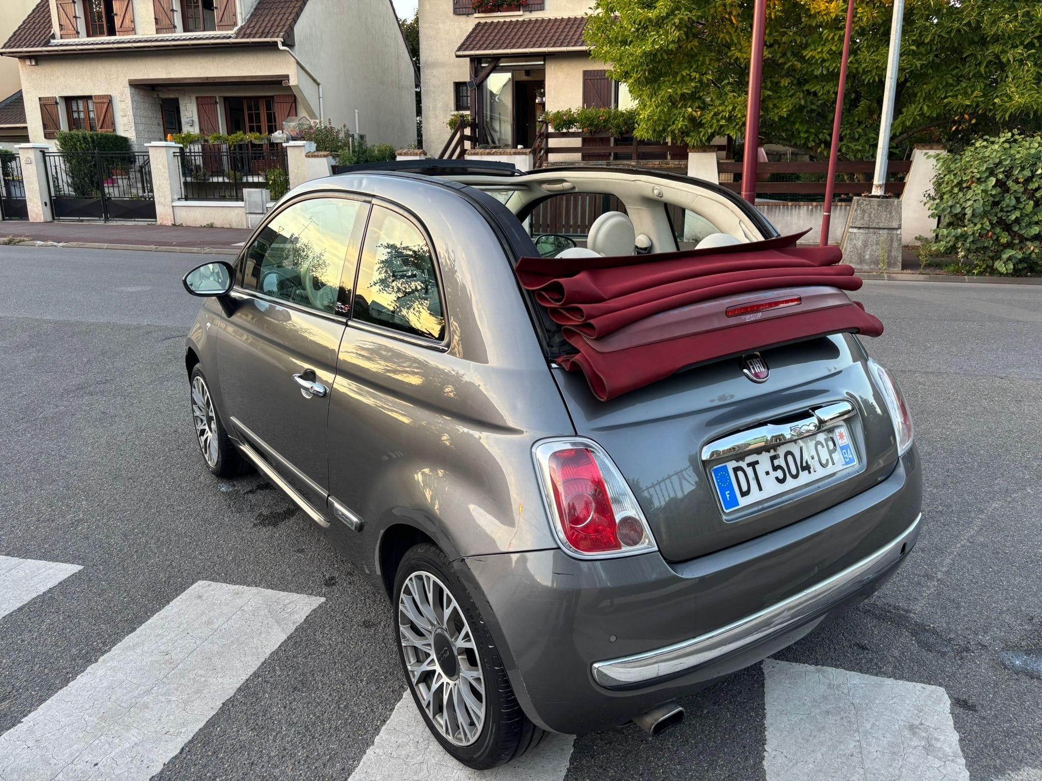 Fiat 500 C avec Climatisation
