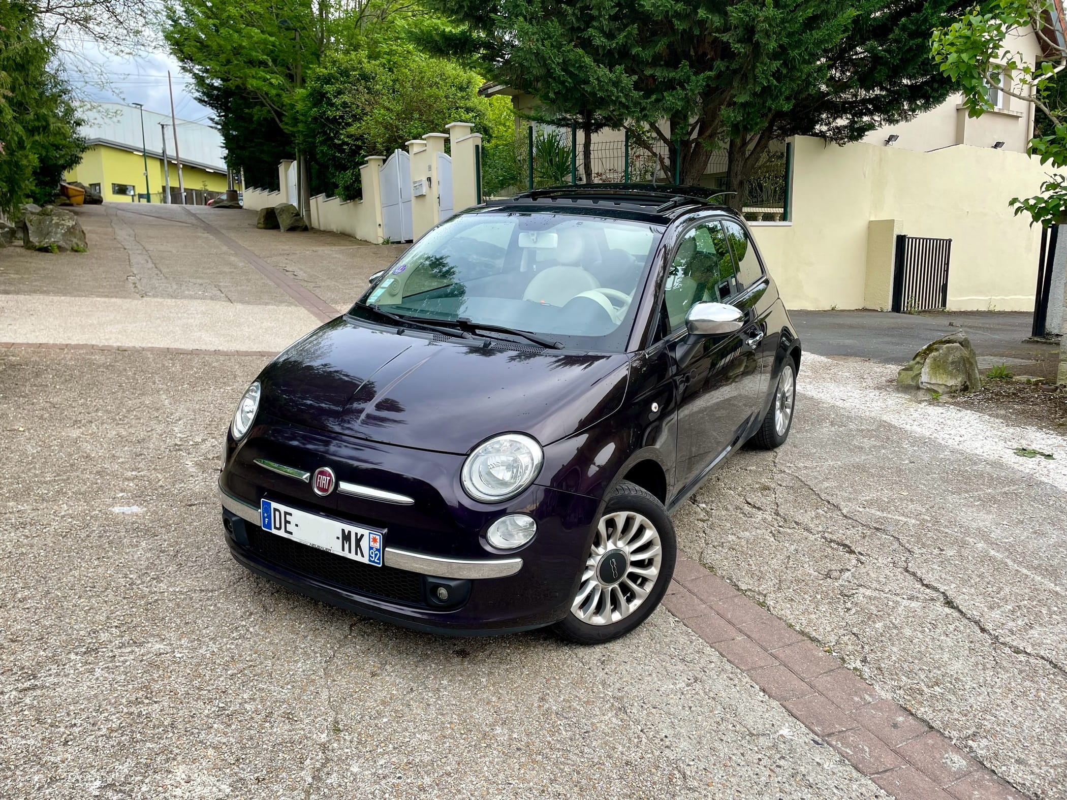 Fiat 500 Toit ouvrant panoramique, 2014, Essence 98