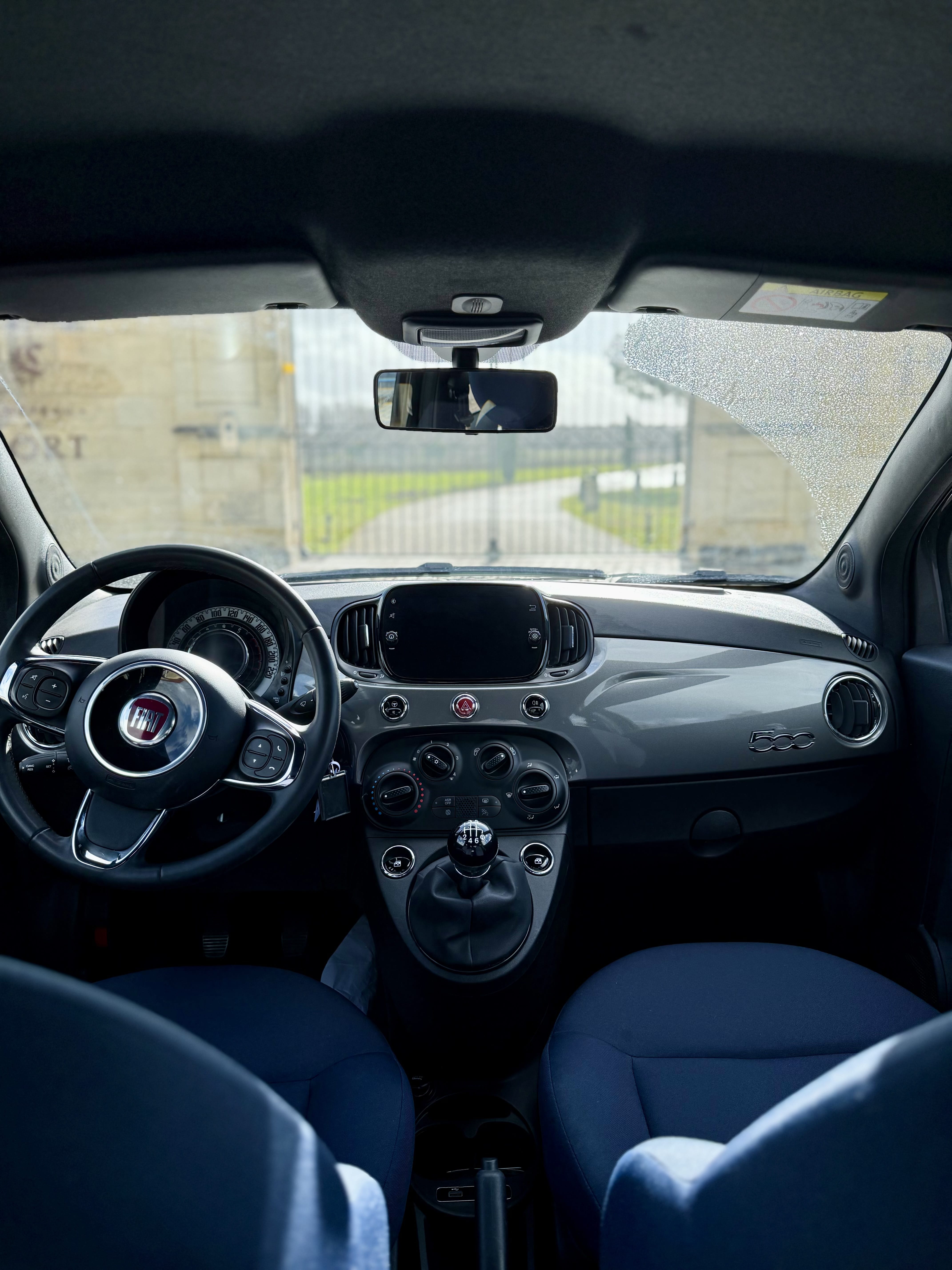 Fiat 500 met Bluetooth audio
