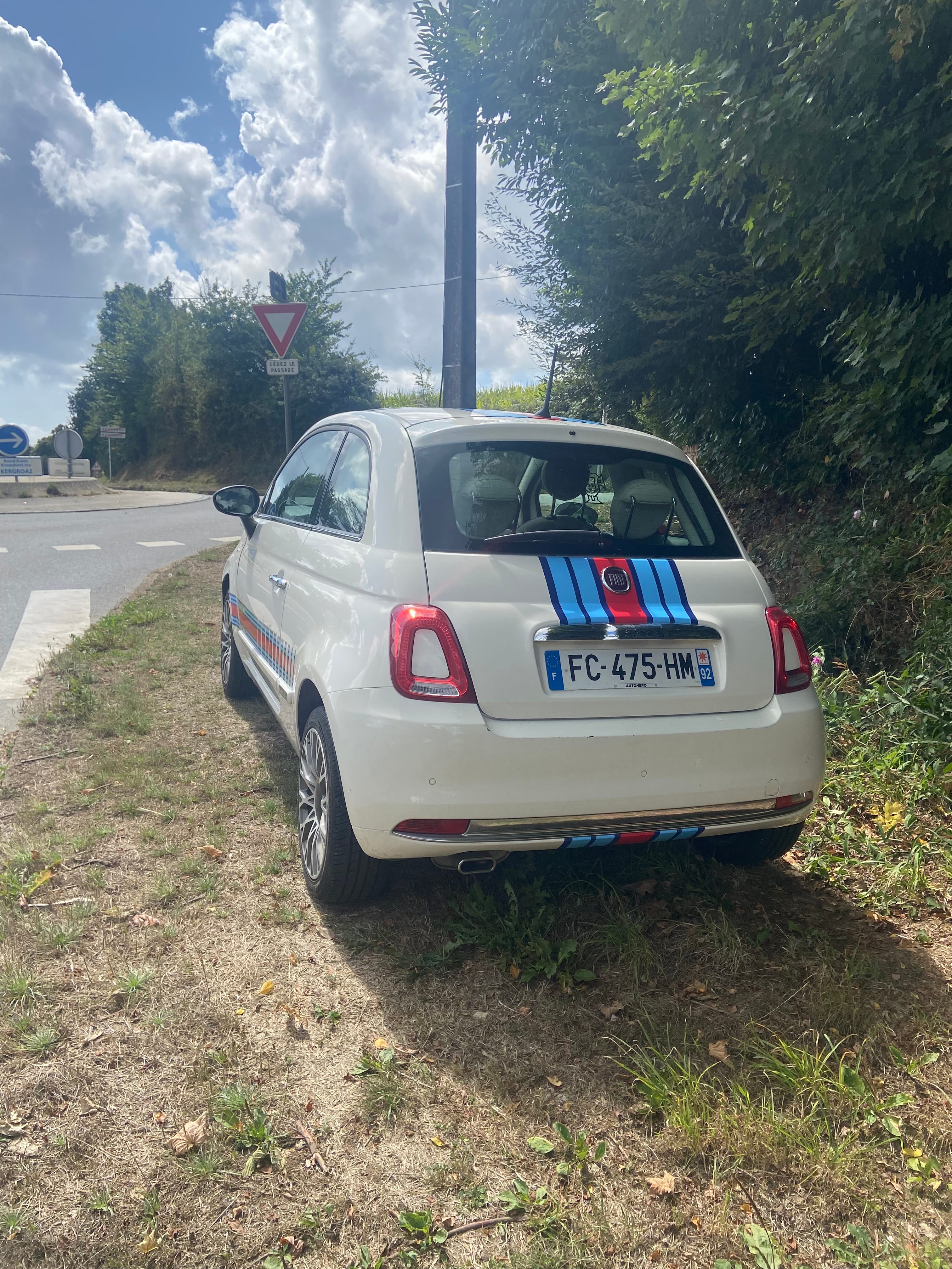 Fiat 500 avec Caméra de recul