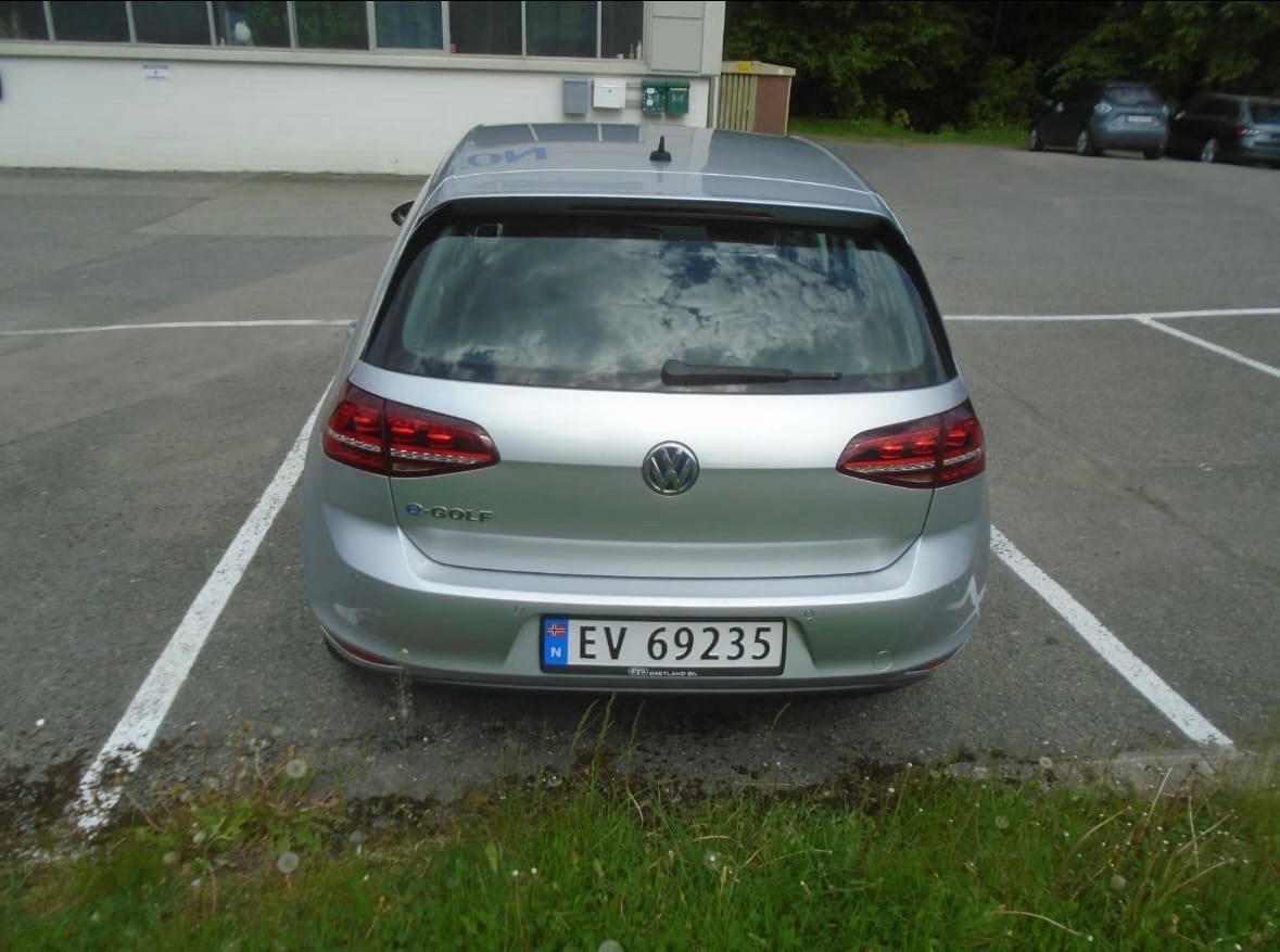 Volkswagen e-Golf med GPS