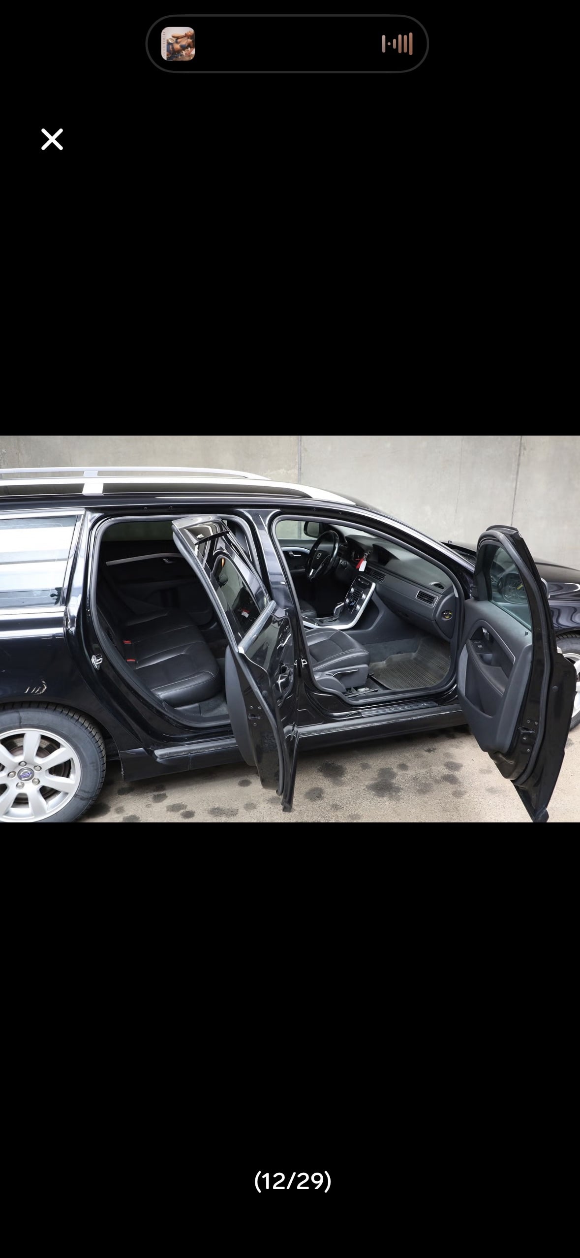 Volvo V70 med USB ladeuttak