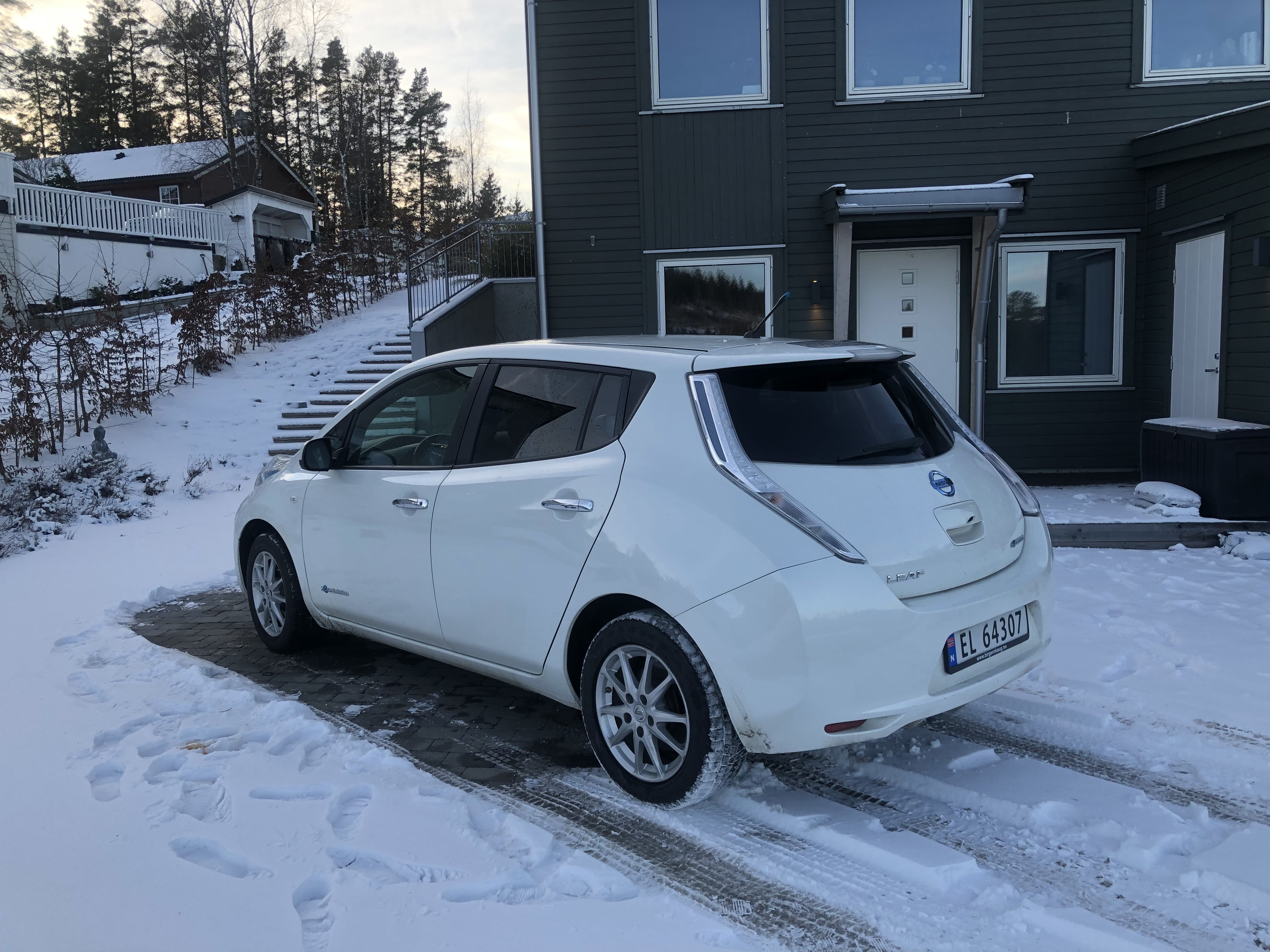 Nissan Leaf med GPS