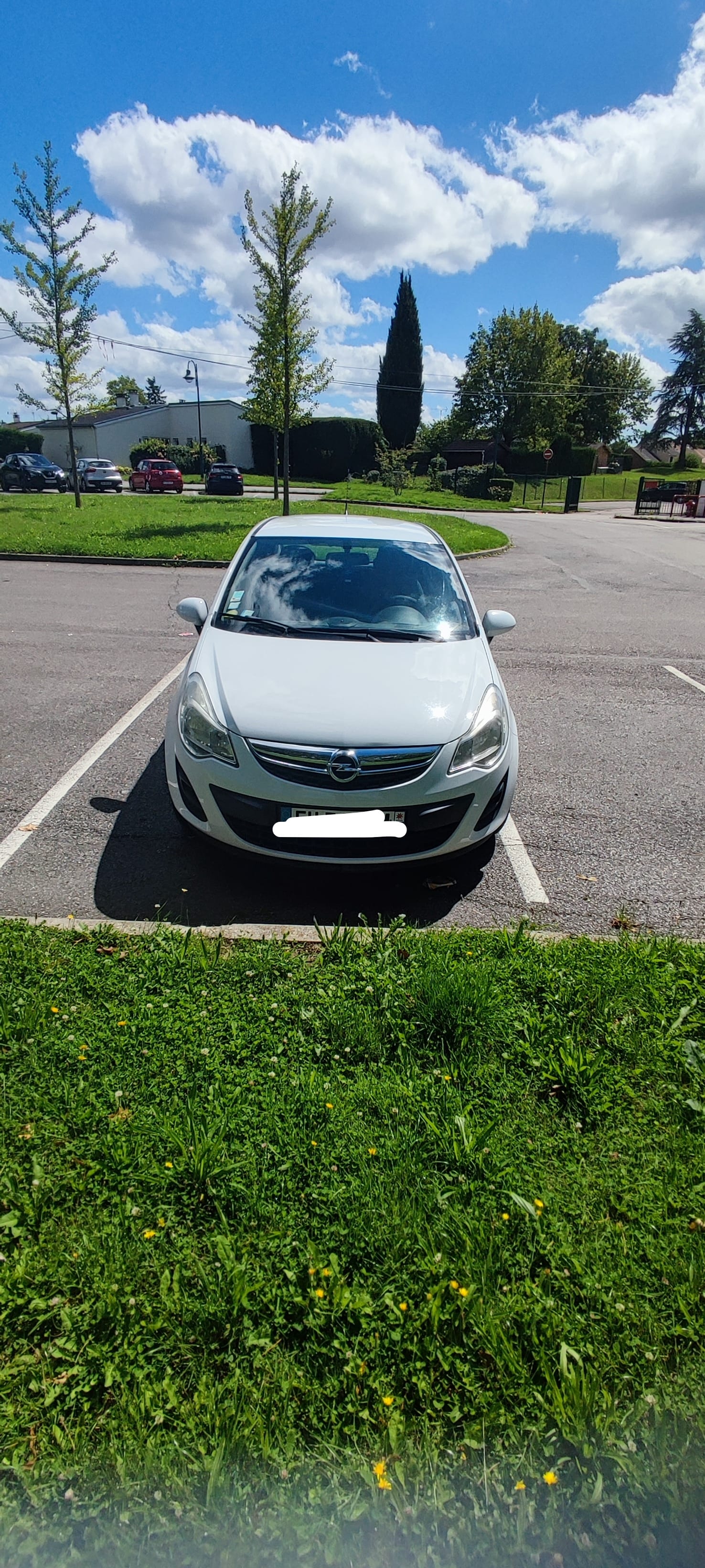 Opel Corsa with USB charging ports