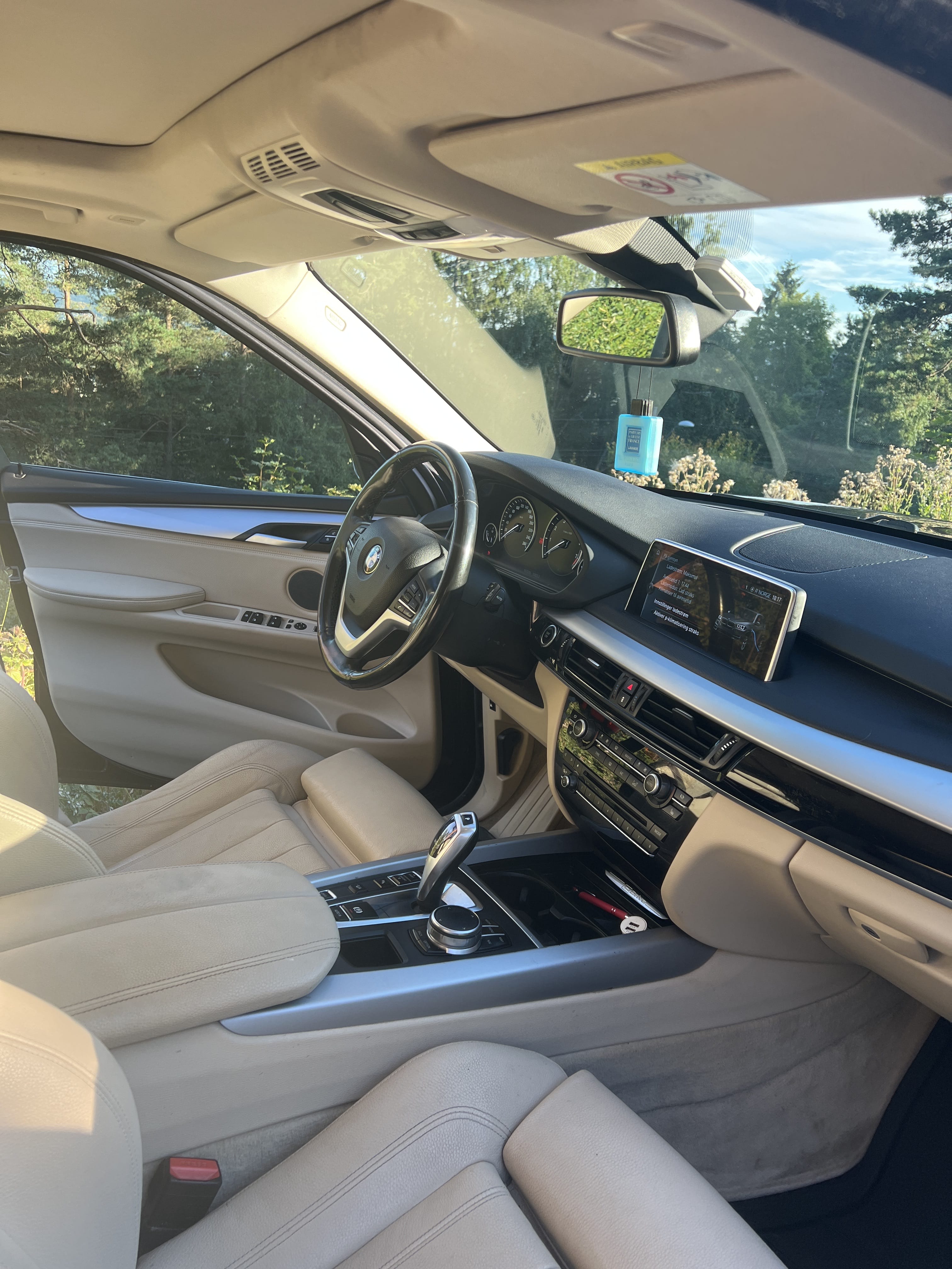 BMW X5 with Baby seat